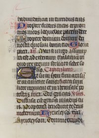 The Hours of the Virgin. Book of Hours leaf. France/Flanders, c.1475. The Hours of the Virgin. Book of Hours leaf. France/Flanders, c.1475.