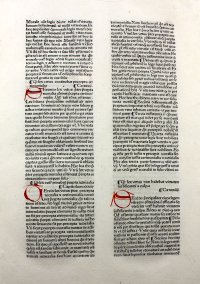 1474 Theological work. Rag paper, hand initials. Rainerius. 1474 Theological work. Rag paper, hand initials. Rainerius.